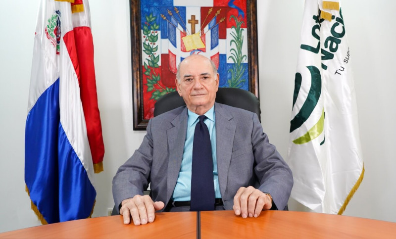 Teófilo Quico Tabar, administrador general de la Lotería Nacional.