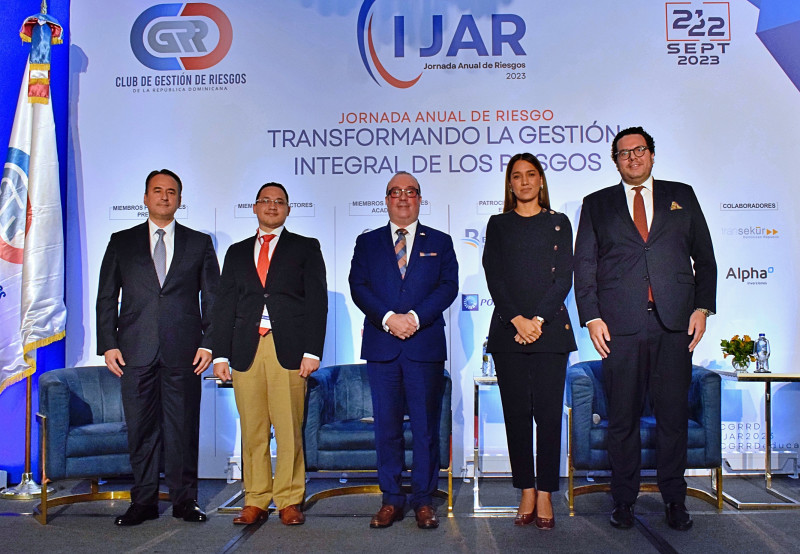 Omar Bairán, Carlos Delgado, Francisco Campos, Yulianna Ramon y Enmanuel Cedeño