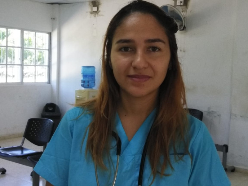 Doctora Laura Alfonso, pediatra en el hospital Elio Fiallo, de Pedernales.