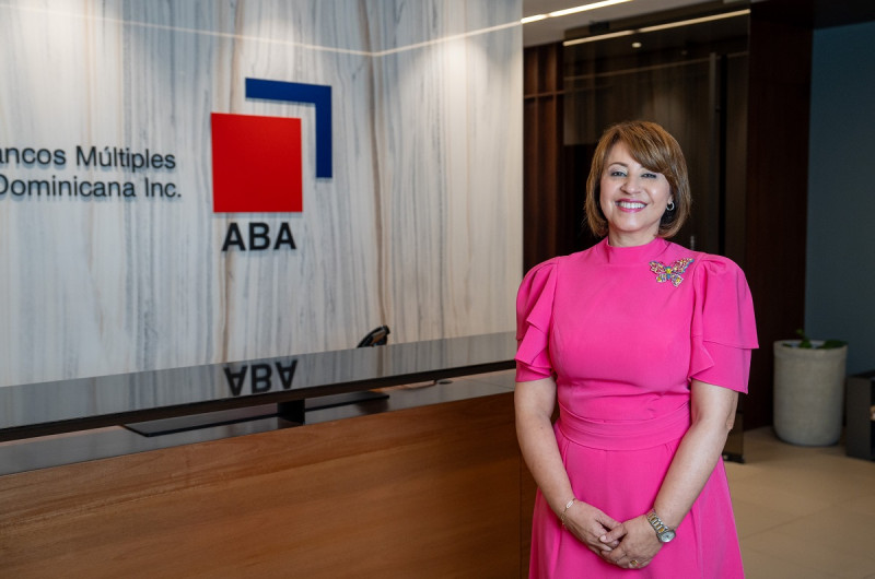 Rosanna Ruiz, presidenta de la Asociación de Bancos Múltiples de la República Dominicana o ABA.