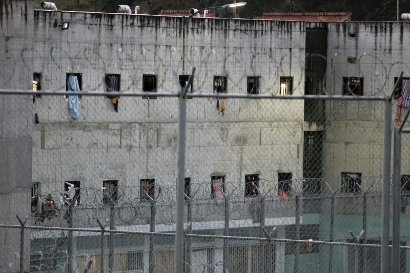 Vista de la prisión de Turi en Cuenca, Ecuador, tomada el 1 de noviembre de 2023.