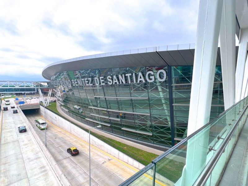 Aeropuerto de Santiago de Chile.