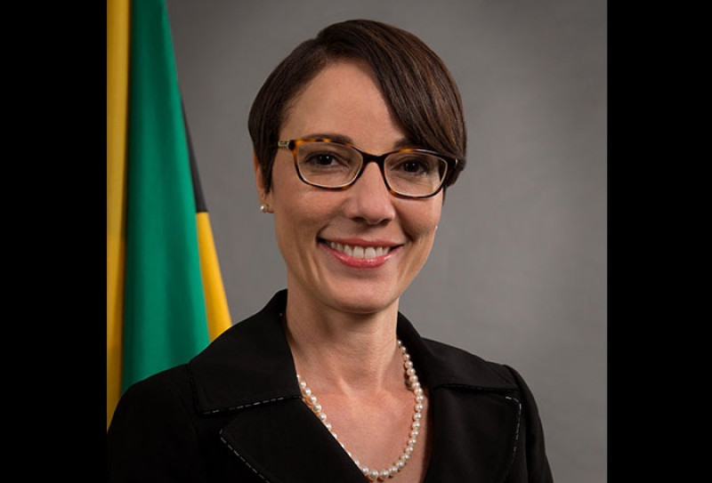 Kamina Johnson Smith, ministra de Relaciones Exteriores y Comercio Exterior de Jamaica
