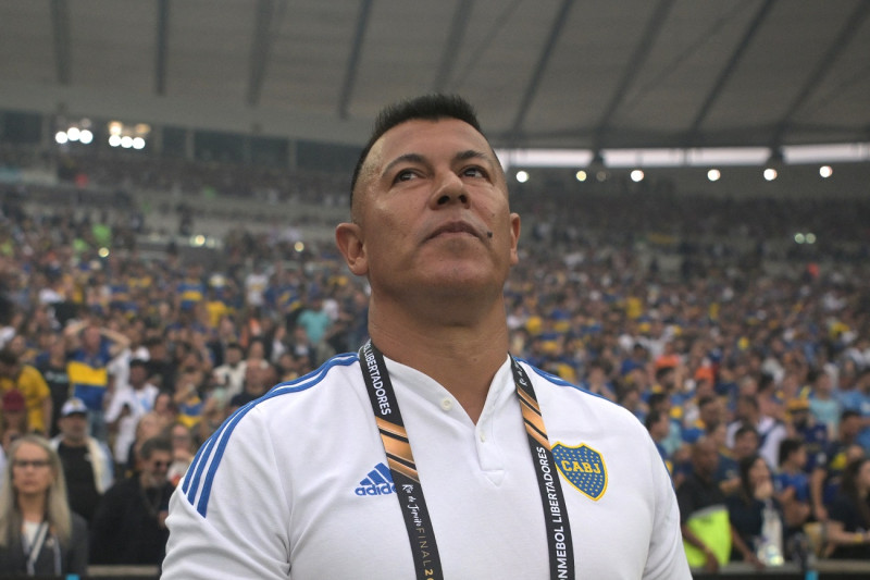 El entrenador de Boca Juniors, Jorge Almirón