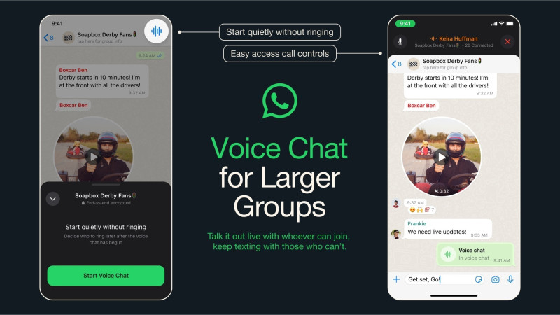 Los chats de voz en WhatsApp