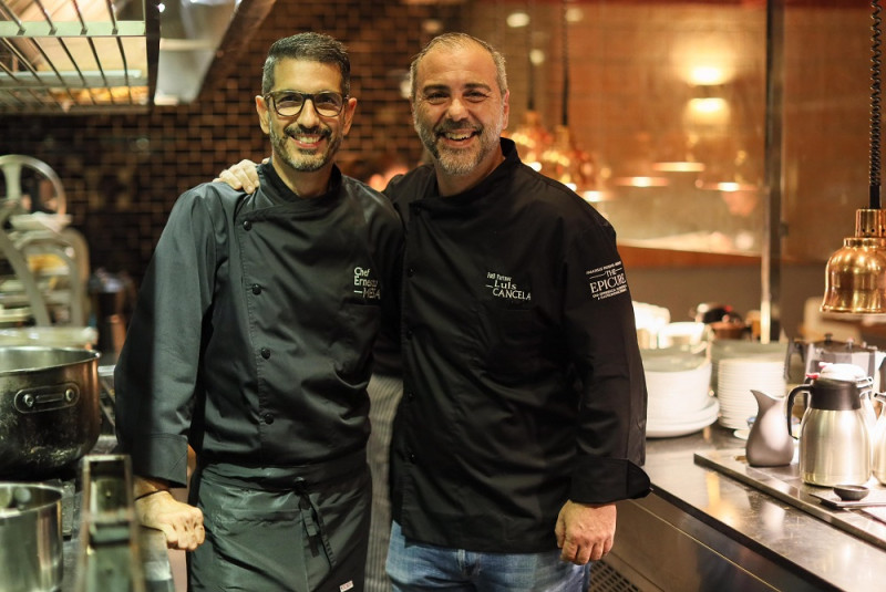 Chef Ernesto Mesa y Luis Cancela