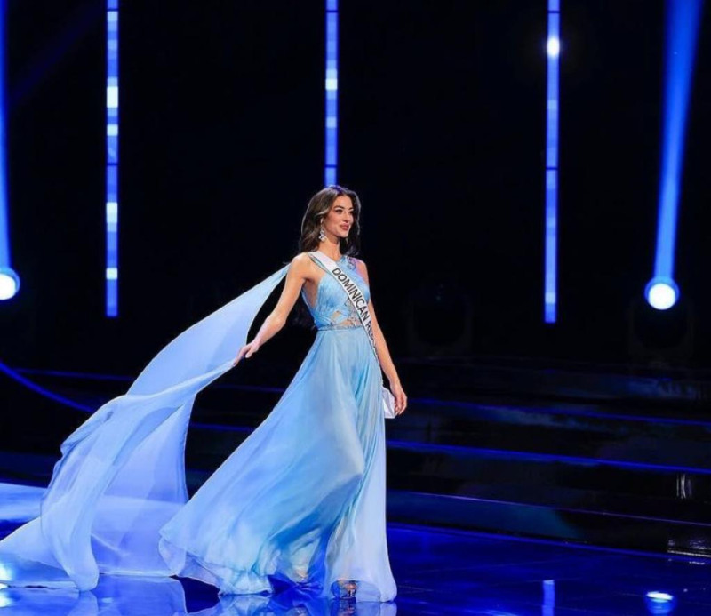 Mariana Downing durante la preliminar del Miss Universo 2023