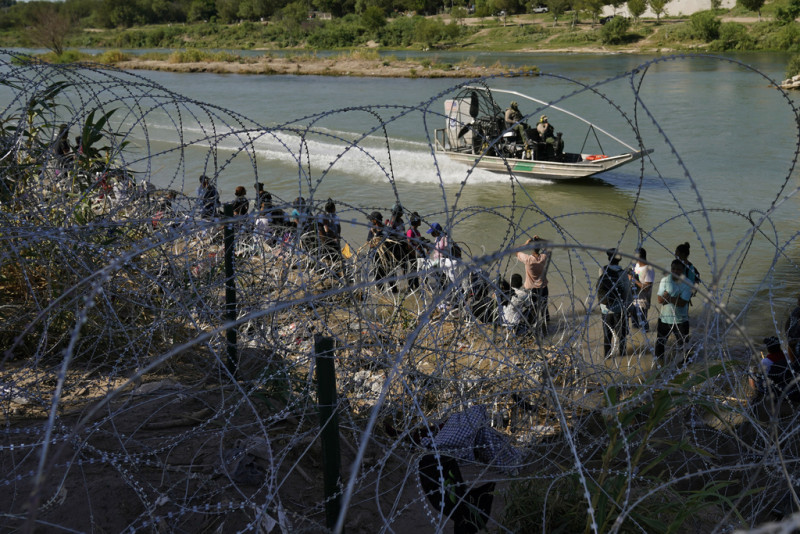 Migrantes que cruzaron a Estados Unidos de México