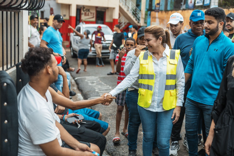 La alcaldesa del Distrito Nacional, Carolina Mejía.