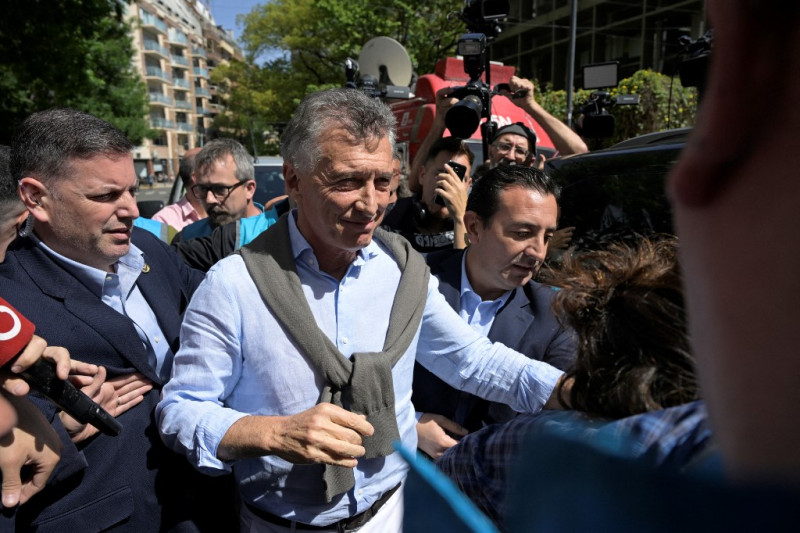 El expresidente de Argentina (2015-2019) Mauricio Macri