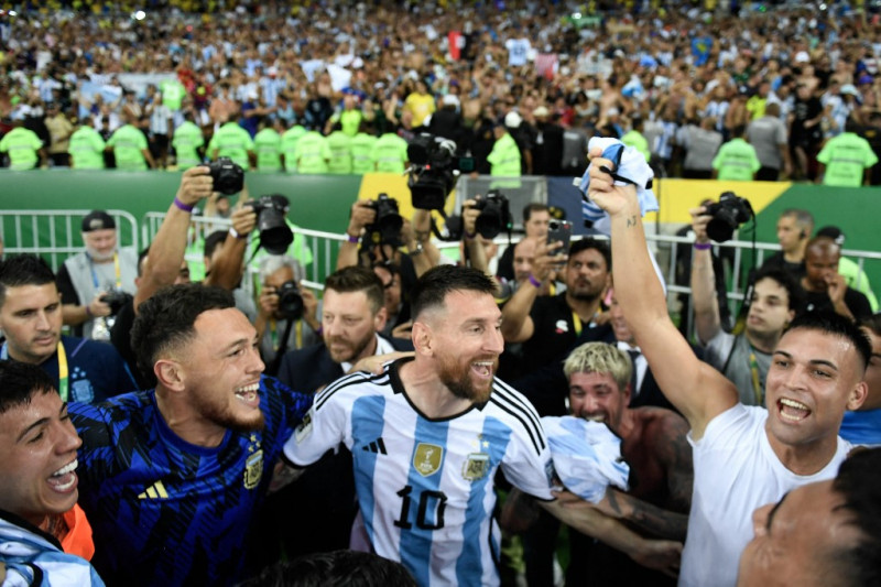 El delantero argentino Lionel Messi en el Maracaná