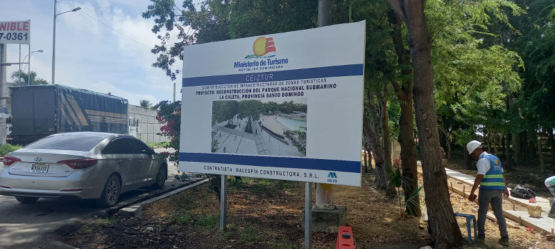 La remodelación del Parque La Caleta ya logra avance en su primera etapa.