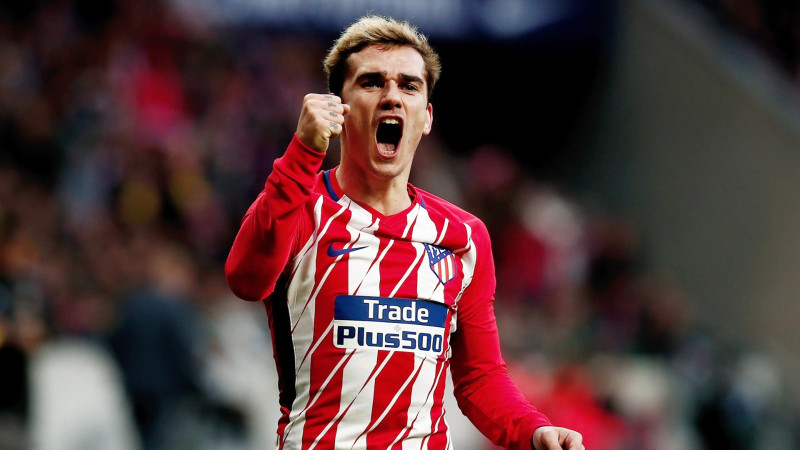 Antoine Griezmann celebra gol.