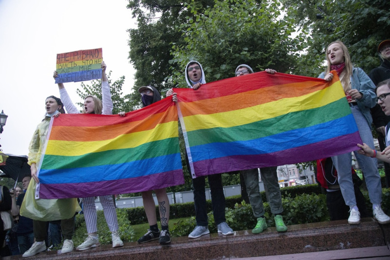 Activistas LGBT en Rusia