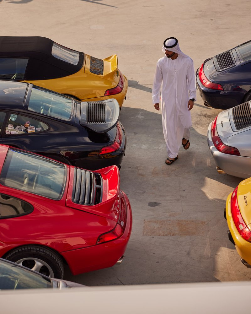 Apasionados de Porsche en Oriente Medio se dieron cita en The Slab en Dubai Design District.