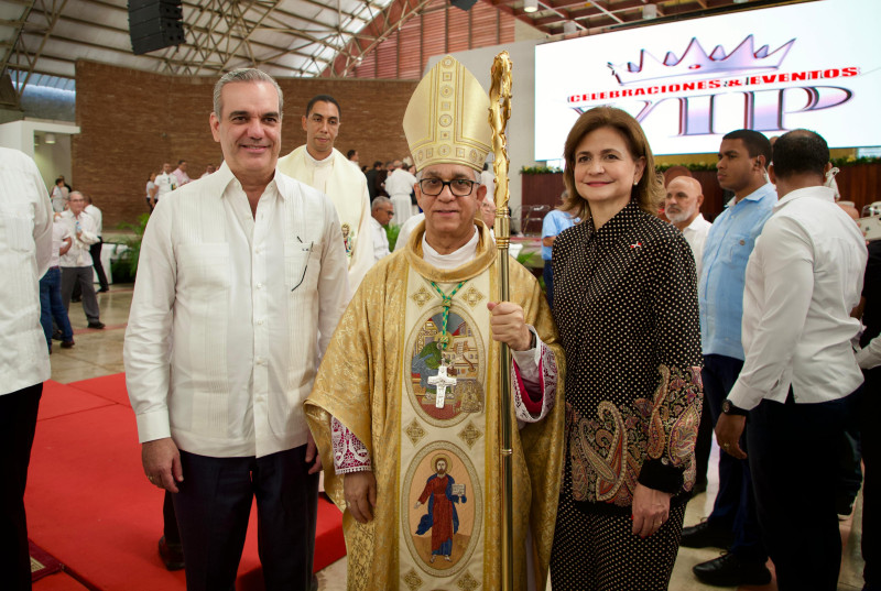 posesión del arzobispo metropolitano de la Arquidiócesis de Santiago, monseñor Héctor Rafael Rodríguez