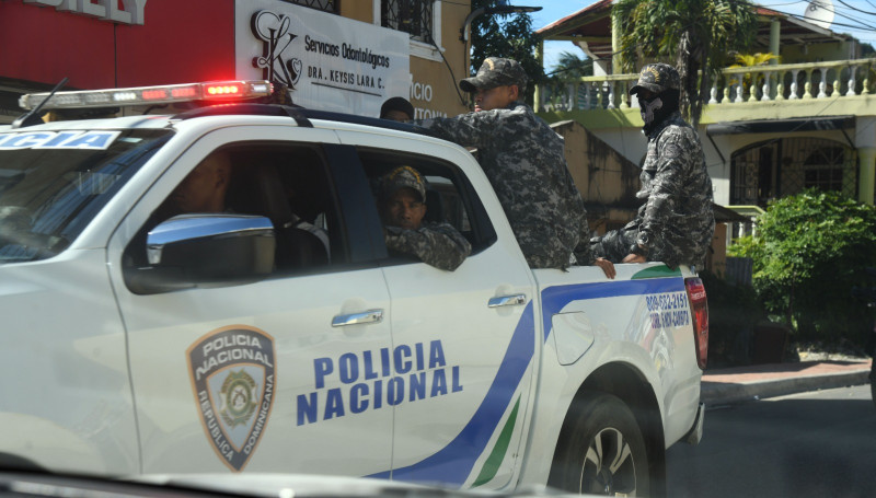 Aún no ha podido capturar al prófugo, pero la Policía Nacional sigue alerta en Cambita Garabitos.