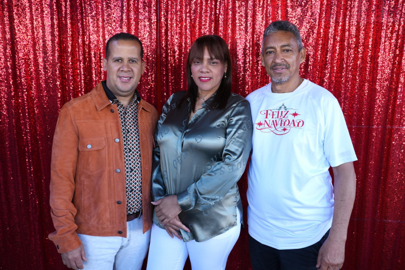 Reinaldo Ferrer, Patricia Turbí y Esteban Acosta.