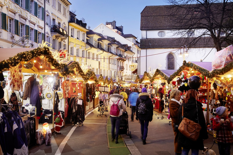 mercadillo suizo de Franziskanerplatz