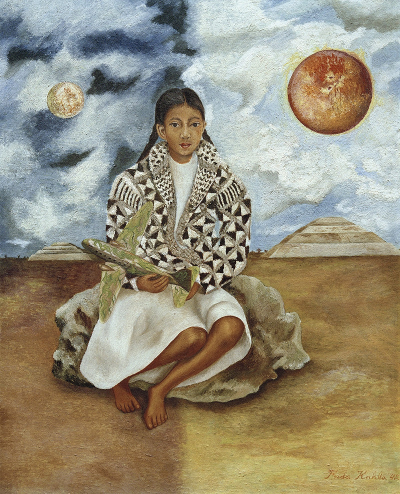 Frida Kahlo Niña tehuacana