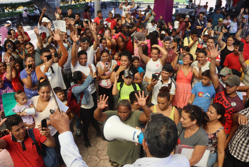 Migrantes en Tapachula