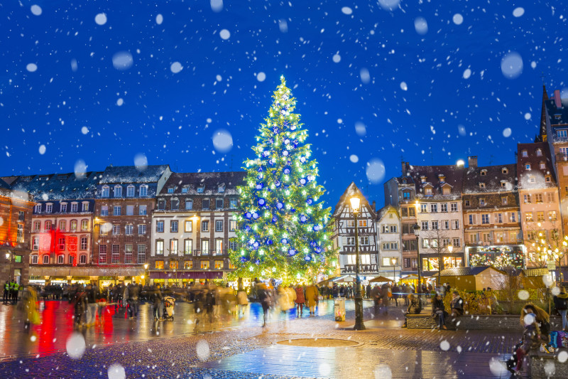 Árbol navideño de la ciudad francesa de Estrasburgo. FOTO CEDIDA POR CIVITATIS