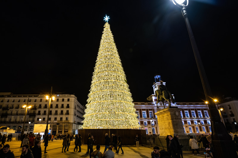 Imagen del árbol navideño de la puerta del Sol de Madrid.FOTO CEDIDA POR CIVITATIS