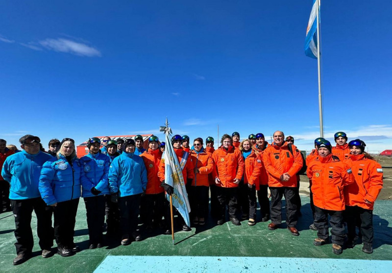 Javier Milei en la Antártida
