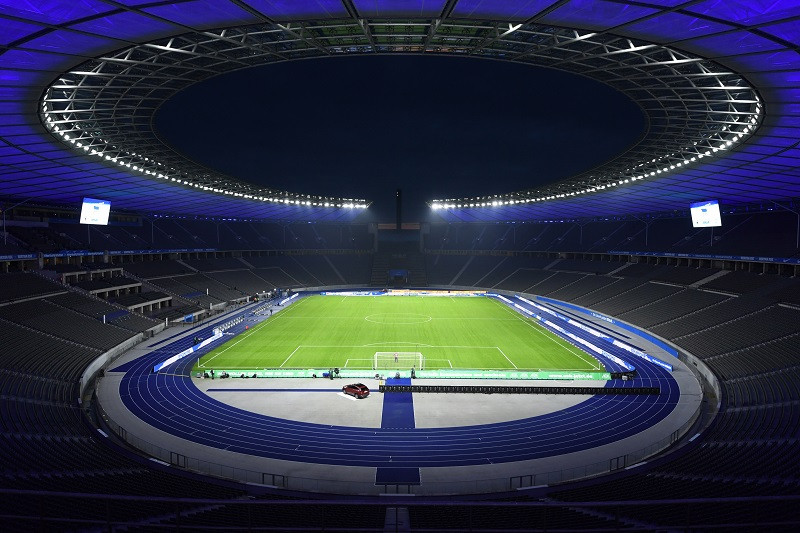 Imagen del estadio Olímpico de Berlín, sede de la final de la Eurocopa 2024.