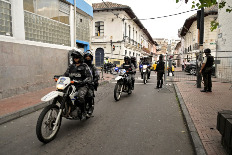 Las fuerzas de seguridad ecuatorianas