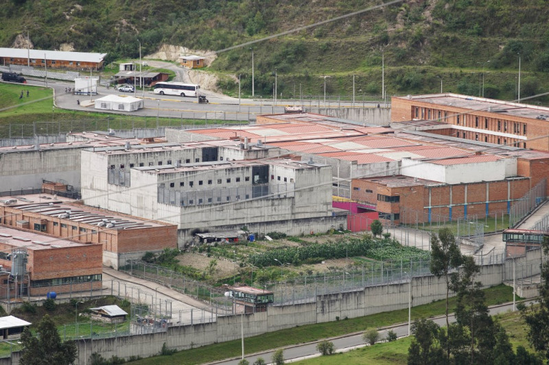 Vista general de la prisión de Turi en Cuenca