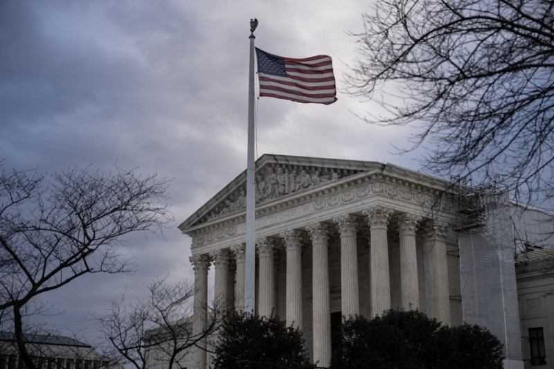 Una vista de la Corte Suprema de Estados Unidos la mañana del jueves 4 de enero de 2024 en Washington, DC.