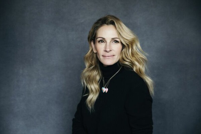 En esta fotografía del 3 de diciembre de 2018, la actriz Julia Roberts posa en un retrato en Nueva York para promocionar su película "Ben is back".