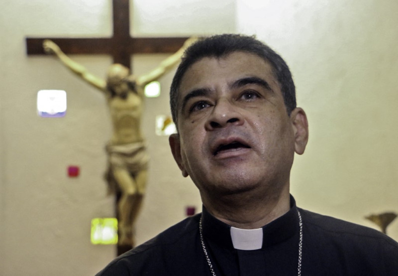 Obispo católico nicaragüense Rolando Álvarez