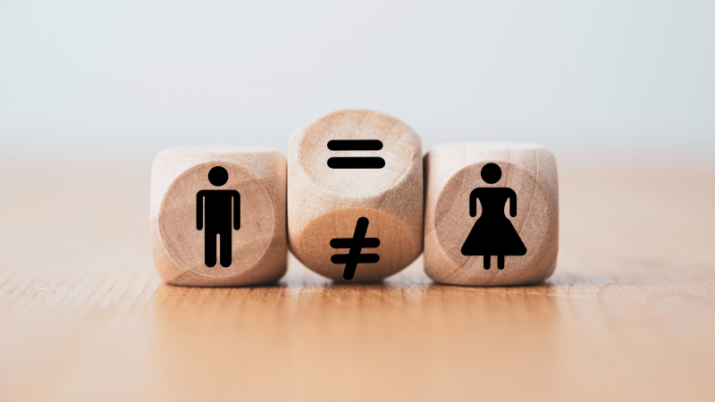 Ilustración de equidad de género