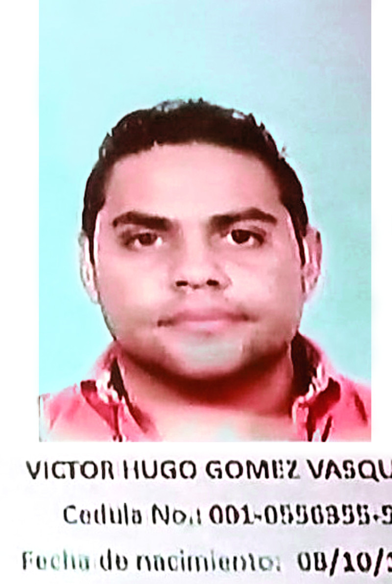 Víctor Hugo Gómez Vásquez estuvo implicado en el atentado contra el ex pelotero David Ortiz.