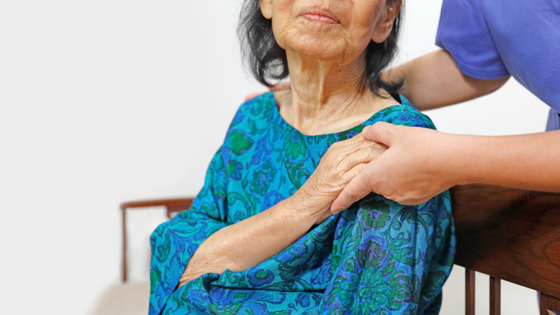 Persona anciana en China