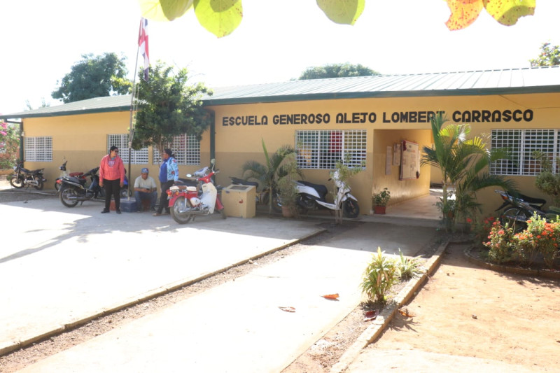 Escuela Generoso Alejo Lombert Carrasco del municipio de Dajabón
