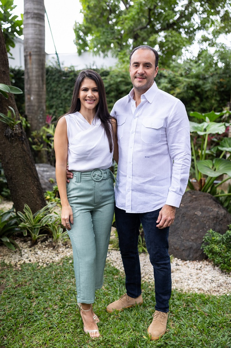 Erika Domínguez y Daniel Ariza