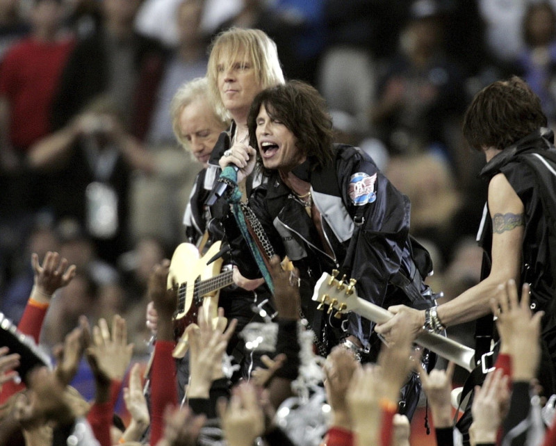 Los integrantes de Aerosmith.