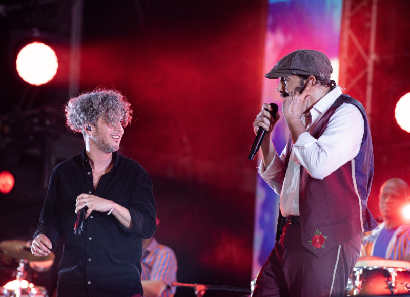 Vicente García y Juan Luis Guerra compartieron una canción, "Loma de cayenas" (2019).