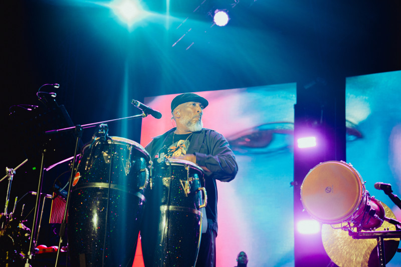 Chichí Peralta durante su presentación en Barranquilla, Colombia.