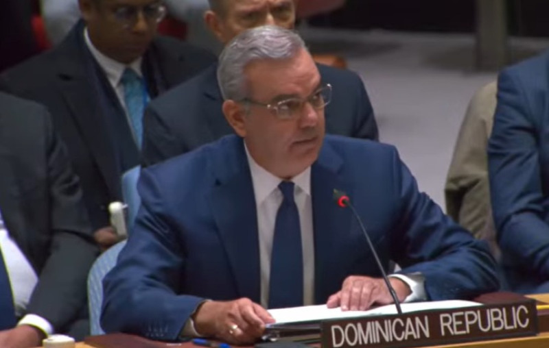 Luis Abinader ante el Consejo de Seguridad de la Organización de la Naciones Unidas (ONU)