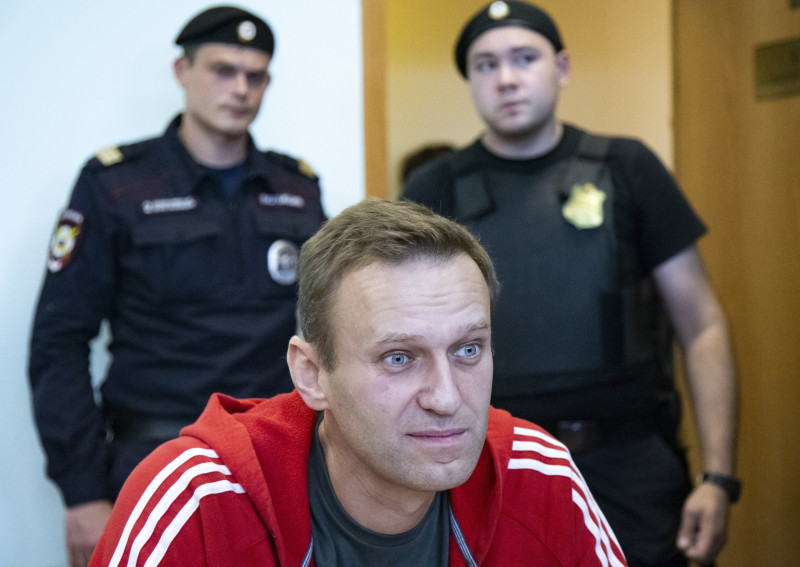 El líder de la oposición rusa Alexei Navalny