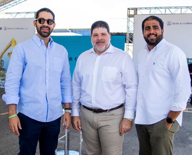 Miguel Liriano, Harold Abbott y José Manuel Lantigua