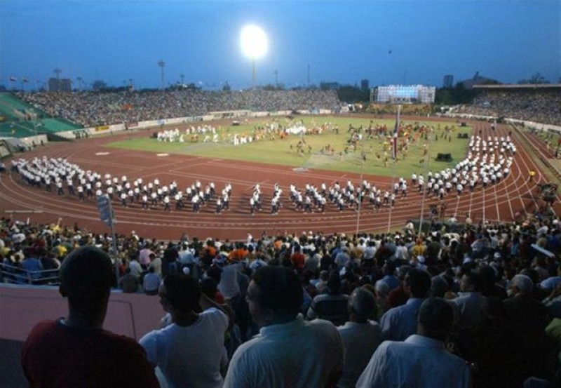 Desfile de las delegaciones de los países que participaron en los XII Juegos.