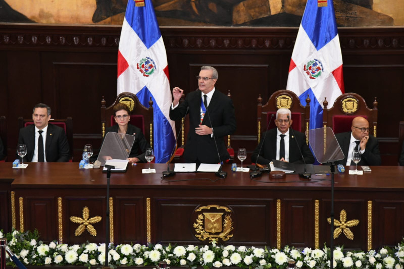 El presidente Luis Abinader rindió su cuarta rendición de cuentas en el 180 aniversario de la Independencia Nacional.