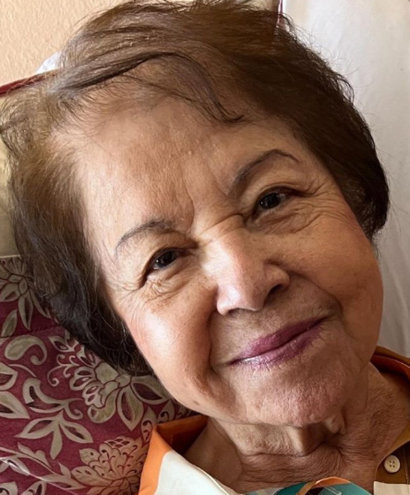 Rosemary Ortega, madre de la periodista Alicia Ortega.