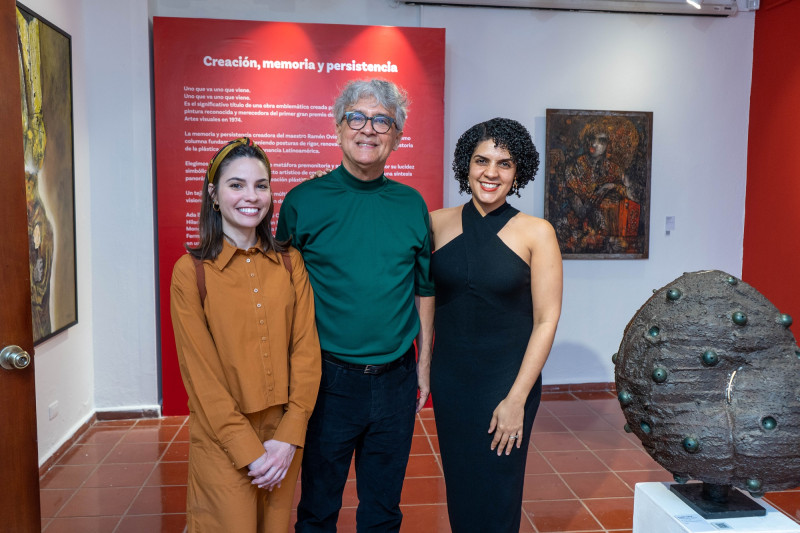 Alicia García, Manuel Chapuseaux y Luvil González