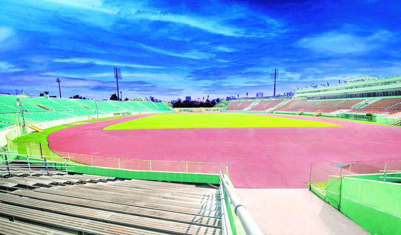 Vista panorámica del Estadio Olímpico del Centro Olímpico Juan Pablo Duarte.